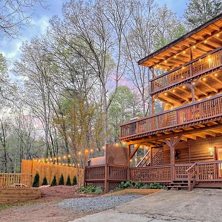 Near Downtown Helen - Hottub, Sauna, Game Room, Fire Pit Kültér fotó
