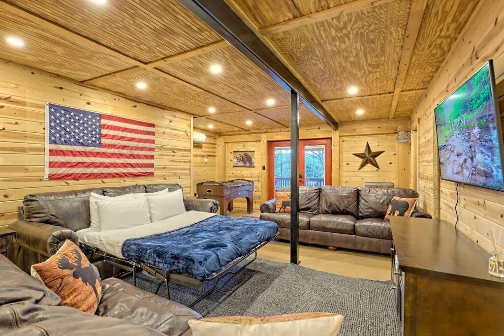 Near Downtown Helen - Hottub, Sauna, Game Room, Fire Pit Kültér fotó