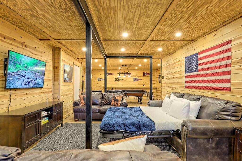 Near Downtown Helen - Hottub, Sauna, Game Room, Fire Pit Kültér fotó
