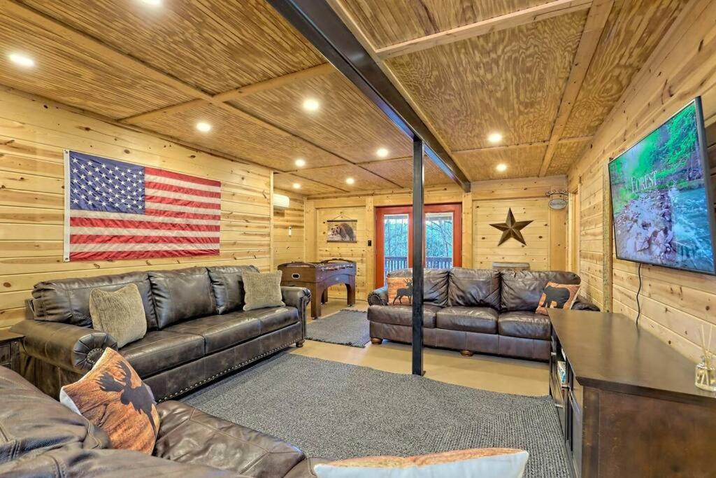 Near Downtown Helen - Hottub, Sauna, Game Room, Fire Pit Kültér fotó